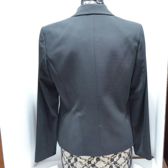 Jones New York Collection Black Olivia Jacket Womens 8 Mix and Match 2 Button - Picture 5 of 8